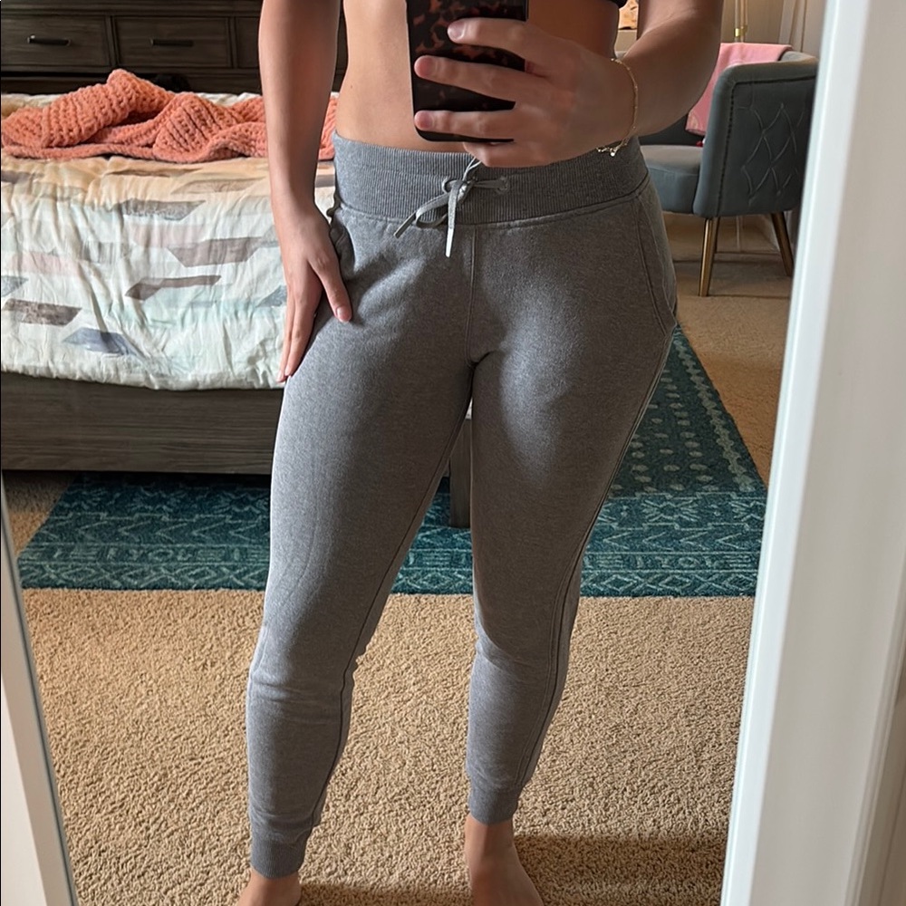 Lululemon Gray Cotton Joggers